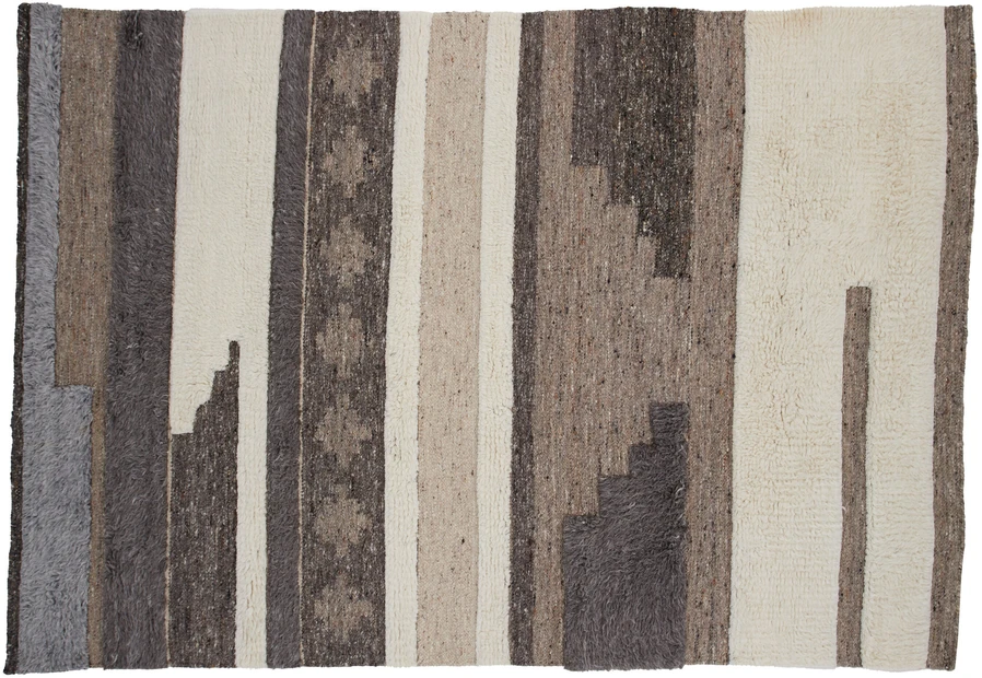 Venture Design Kilimas, Vincent mišra vilna, 230x160 cm, Balta