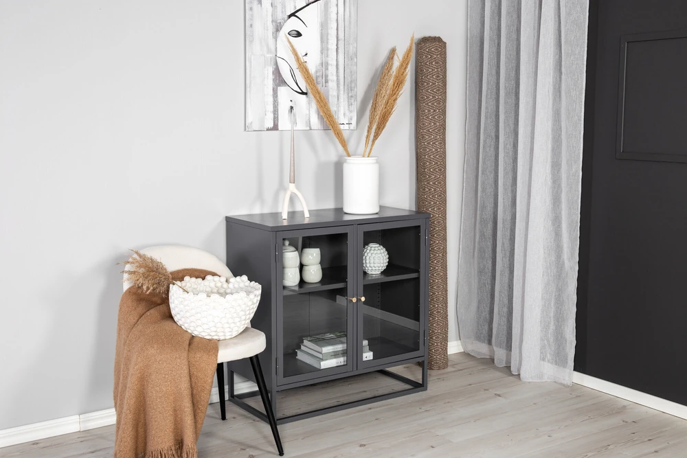 Venture Design Knygų dėklas, Bakal, 85x40x85 cm, Pilka