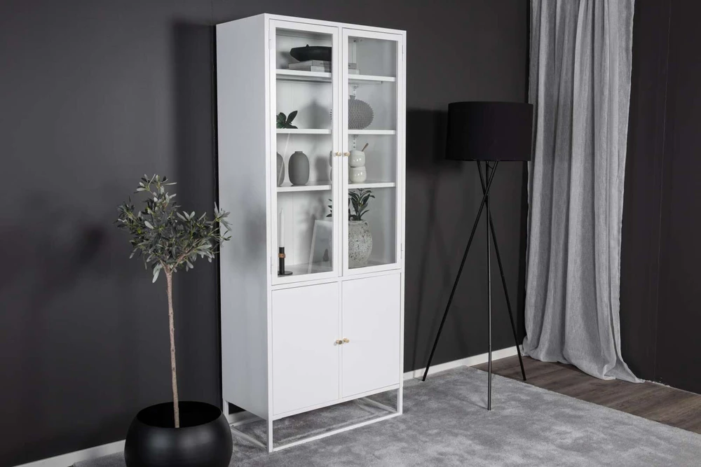 Venture Design Knygų lentyna, Bakal, 80x190 cm, Balta