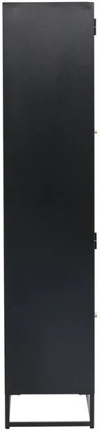 Venture Design Knygų lentyna, Bakal, 80x40.5x190 cm, Juoda