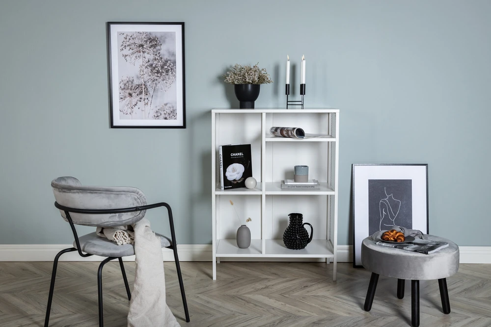 Venture Design Knygų lentyna, Misha, 80x40x110 cm, Balta