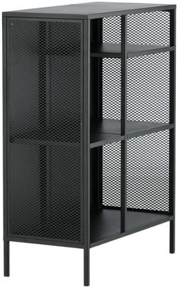 Venture Design Knygų lentyna, Misha, 80x40x110 cm, Juoda