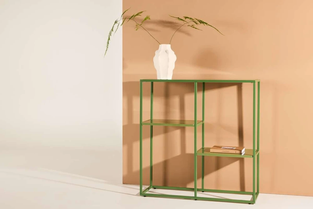 Venture Design Knygų lentyna, Staal Shelf, Žalia
