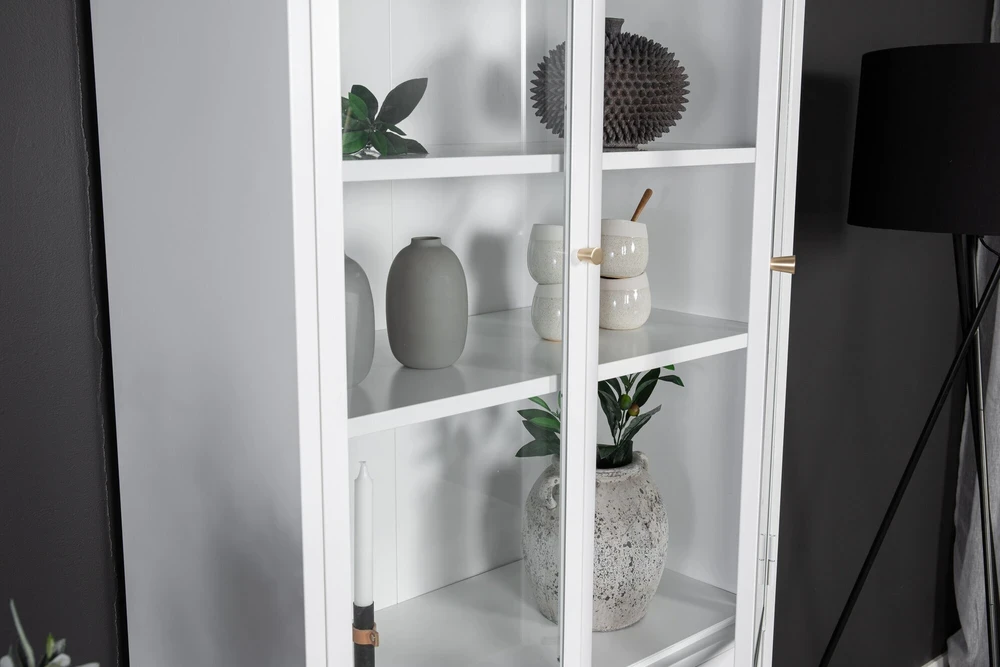 Venture Design Knygų spinta Bakval Balta Plienas