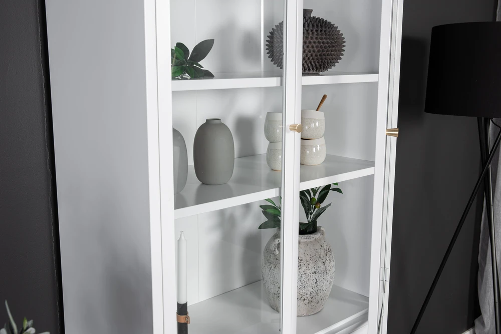 Venture Design Knygų spinta Bakval Balta Plienas