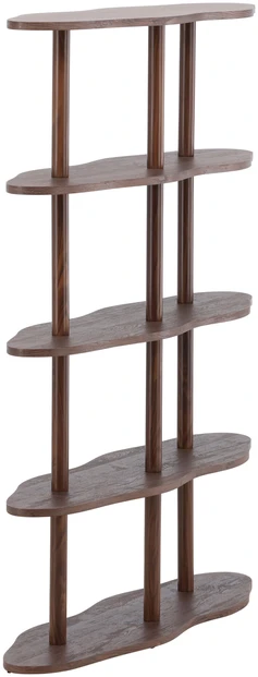 Venture Design Knygų spinta Moln 105x30x140 cm Mocca MDF