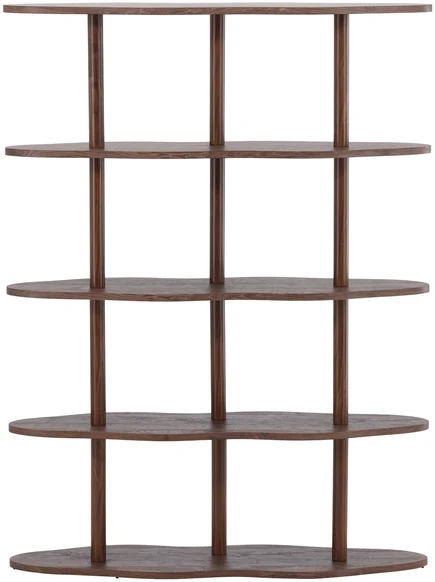 Venture Design Knygų spinta Moln 105x30x140 cm Mocca MDF