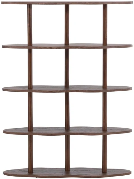 Venture Design Knygų spinta Moln 105x30x140 cm Mocca MDF