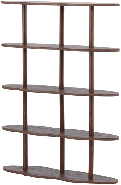 Venture Design Knygų spinta Moln 105x30x140 cm Mocca MDF