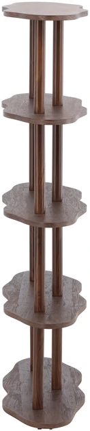 Venture Design Knygų spinta Moln 105x30x140 cm Mocca MDF