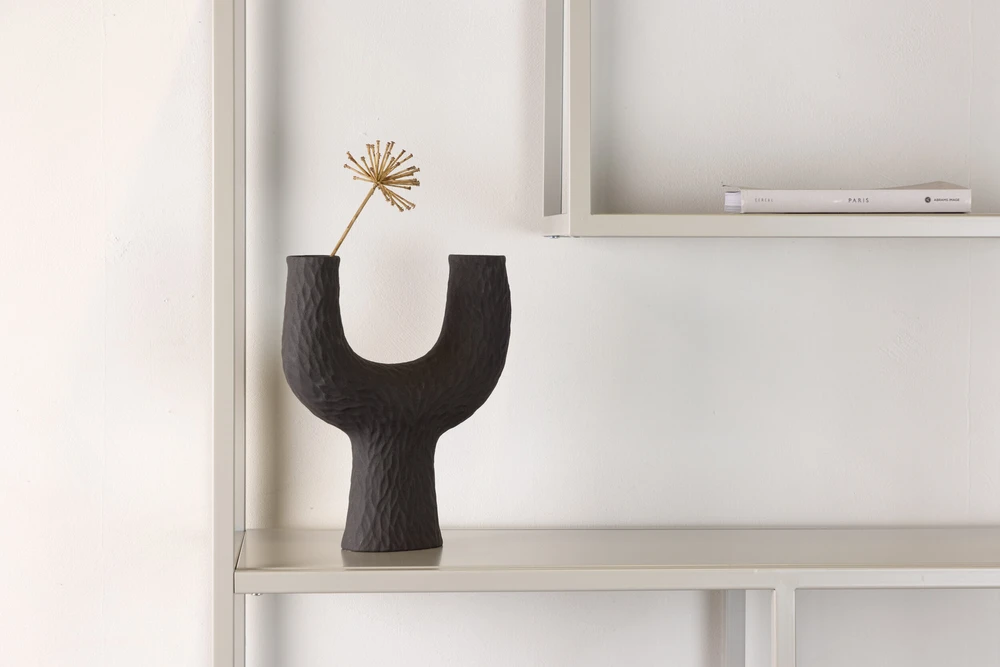 Venture Design Knygų spinta, Plienas, 85x188 cm, Bėžio spalva