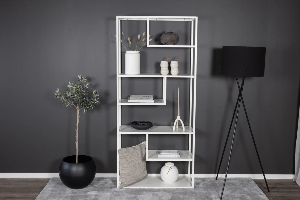 Venture Design Knygų spinta Plienas Balta