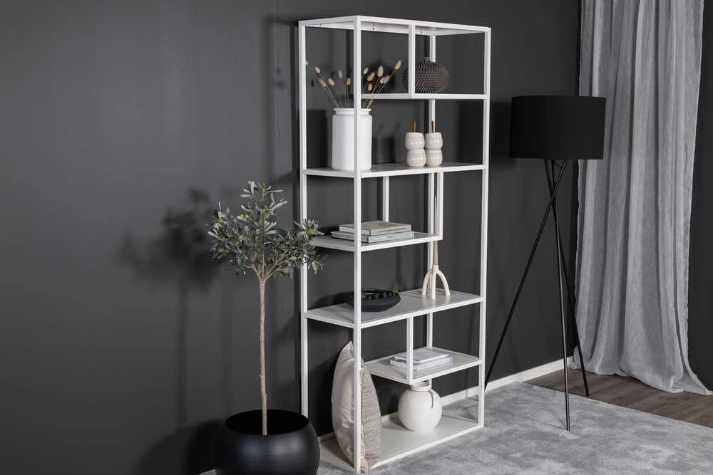 Venture Design Knygų spinta Plienas Balta