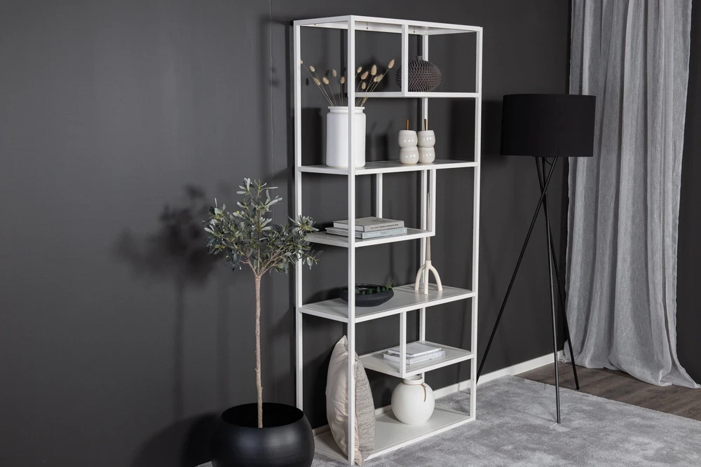Venture Design Knygų spinta Plienas Balta