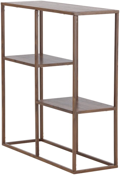 Venture Design Knygų spinta Staal 80x26x81 cm Graikinis riešutas Plienas
