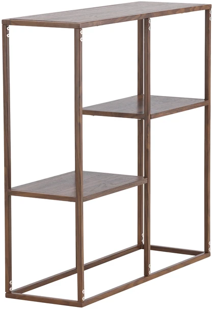 Venture Design Knygų spinta Staal 80x26x81 cm Graikinis riešutas Plienas