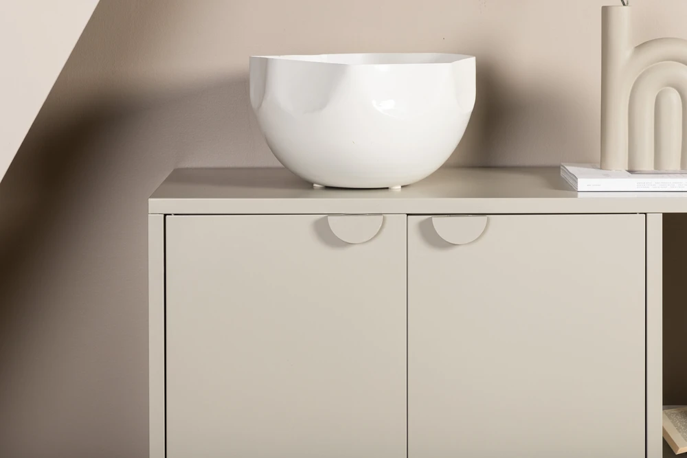 Venture Design Komoda Piring Saugykla Smėlio Spalvos Plienas