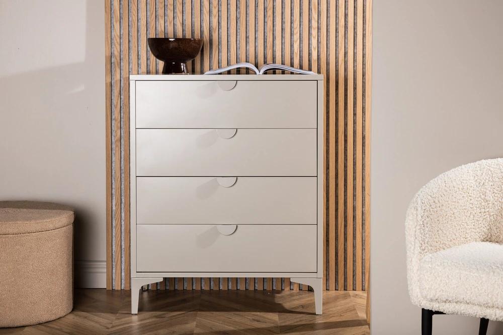 Venture Design Komoda Piring Steel smėlio spalvos, saugojimo