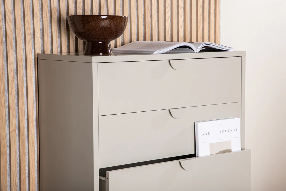 Venture Design Komoda Piring Steel smėlio spalvos, saugojimo