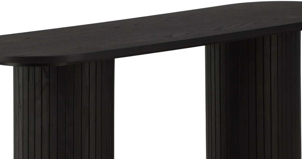 Venture Design Konsolinis stalas, Bianca, 40x130 cm, Juodas