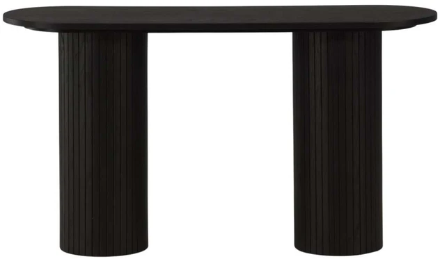 Venture Design Konsolinis stalas, Bianca, 40x130 cm, Juodas