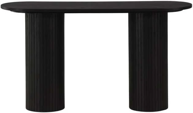 Venture Design Konsolinis stalas, Bianca, 40x130 cm, Juodas