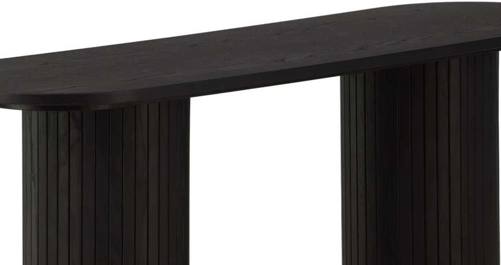 Venture Design Konsolinis stalas, Bianca, 40x130 cm, Juodas