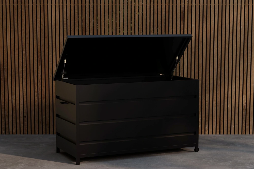 Venture Design Laikymo dėžė, Nisis, juoda, aliuminis