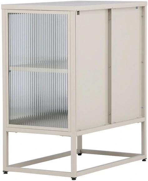Venture Design Laikymo spintelė Garis smėlio spalvos, stiklas, plienas