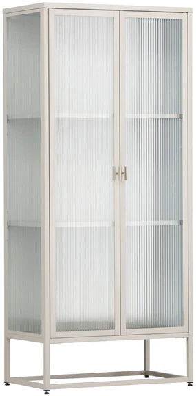 Venture Design Laikymo spintelė Garis smėlio spalvos, stiklas, plienas