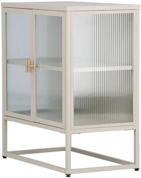 Venture Design Laikymo spintelė Garis smėlio spalvos, stiklas, plienas
