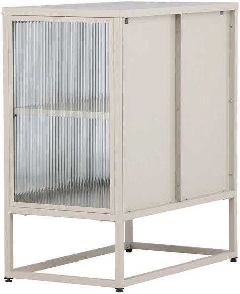 Venture Design Laikymo spintelė Garis smėlio spalvos, stiklas, plienas