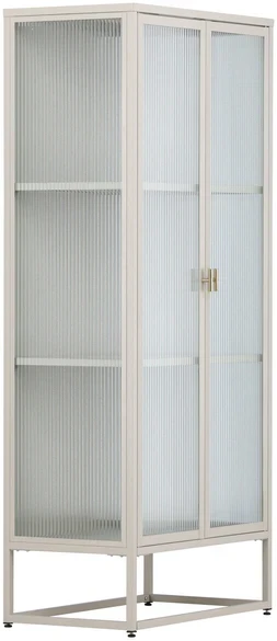 Venture Design Laikymo spintelė Garis smėlio spalvos, stiklas, plienas