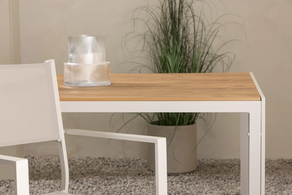 Venture Design Lauko stalas, Break, 205x90 cm, Bežinis