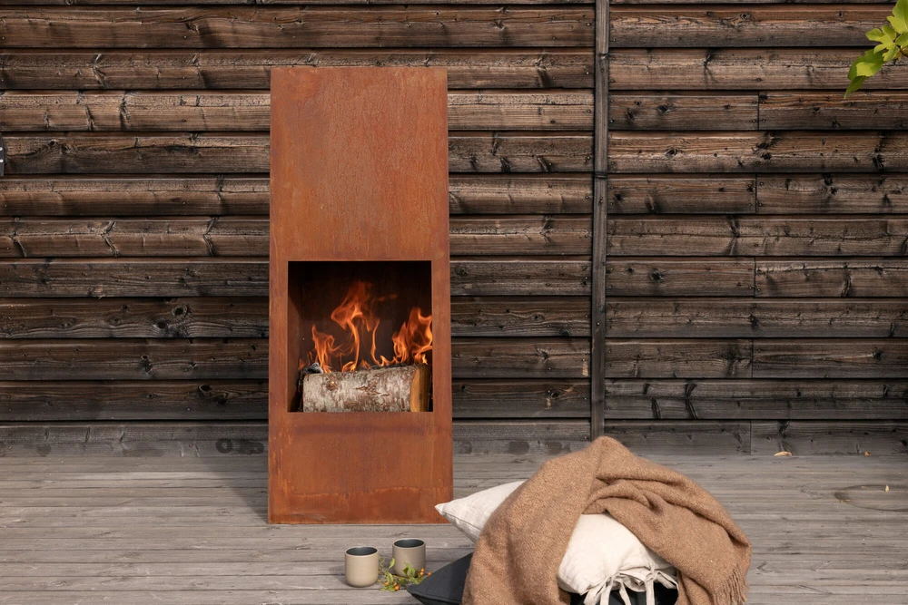 Venture Design Lauko židinys, Bastian, 50x20x120 cm, Oranžinė