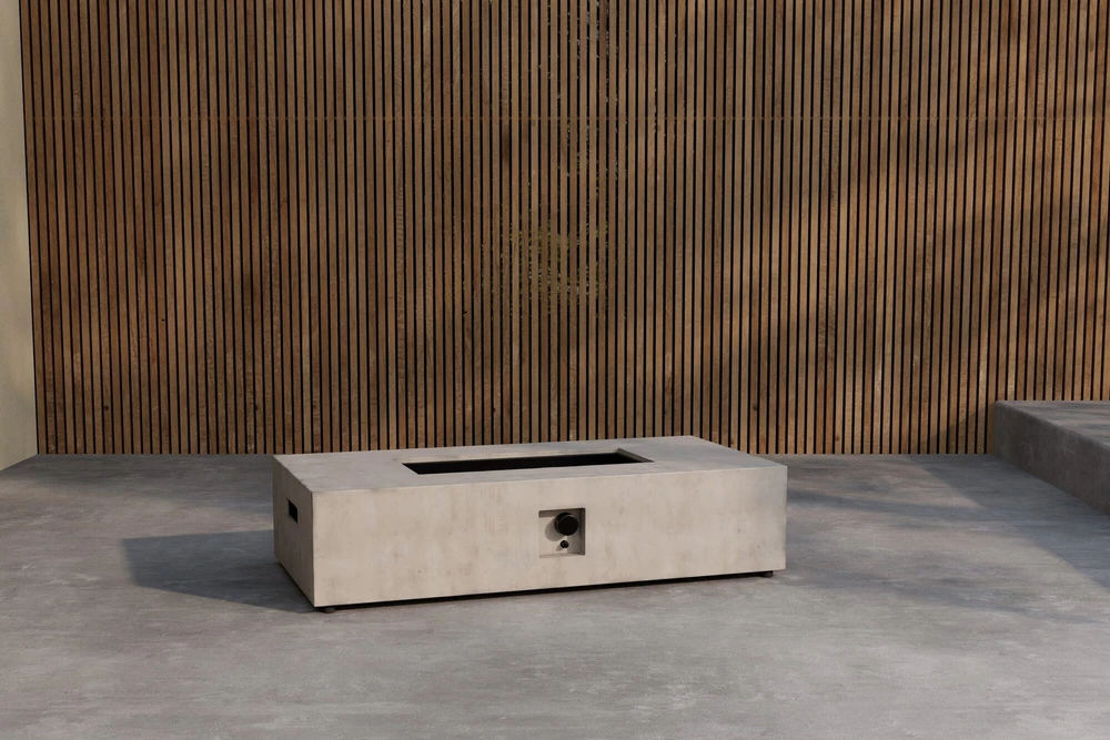 Venture Design Lauko židinys, Kea, 137x69x31 cm, pilka