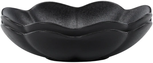 Venture Design Lėkštė, Wabi Sabi, 2 vnt., 21 cm, Juoda