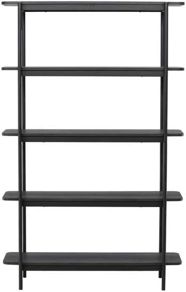 Venture Design Atvira knygų lentyna Heim 120 × 190 cm, juoda