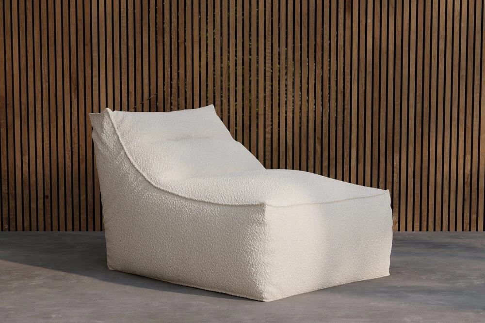 Venture Design Lounge krėslas Redang 118x94x83 cm balta, audinys