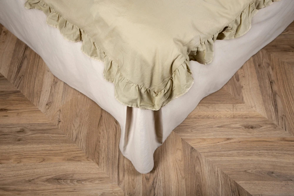 Venture Design Ložės komplektas, Levi, 150x200 cm, Smėlio spalva
