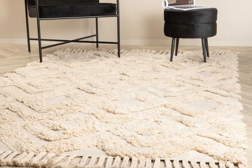 Venture Design Medvilninis kilimas, Hilma, 230x160 cm, Beždžio spalva