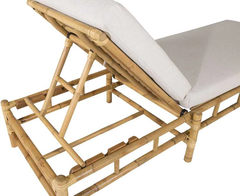 Venture Design Miego kėdė iš laikančio bambuko, 210x80 cm, pilka