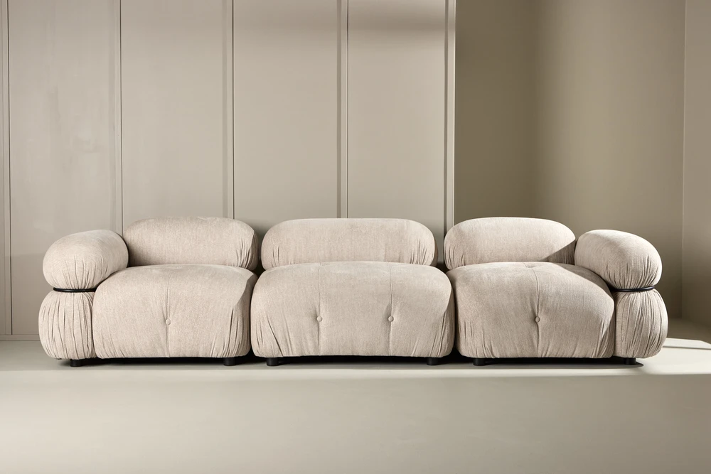 Venture Design Modulinė sofa Mika kampinė 68x64 cm smėlio spalvos