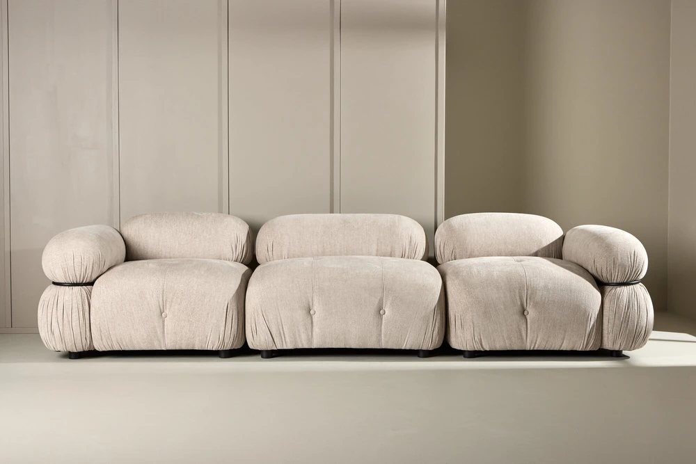 Venture Design Modulinė sofa Mika kampinė 68x64 cm smėlio spalvos