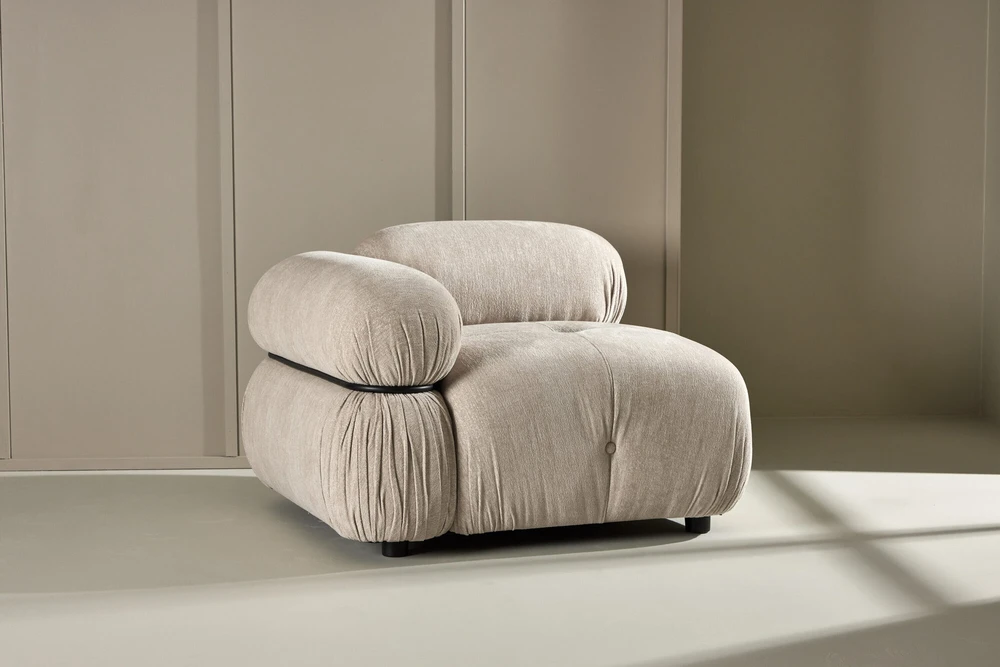 Venture Design Modulinė sofa Mika kampinė 68x64 cm smėlio spalvos