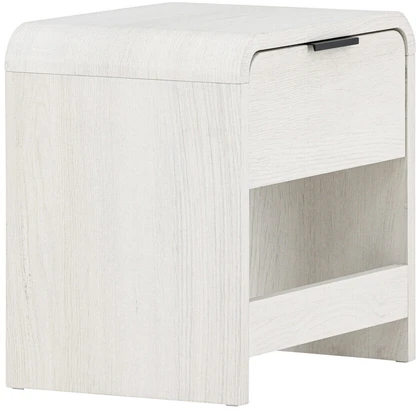 Venture Design Naktinis staliukas Lyngdal, 30x40 cm, baltas