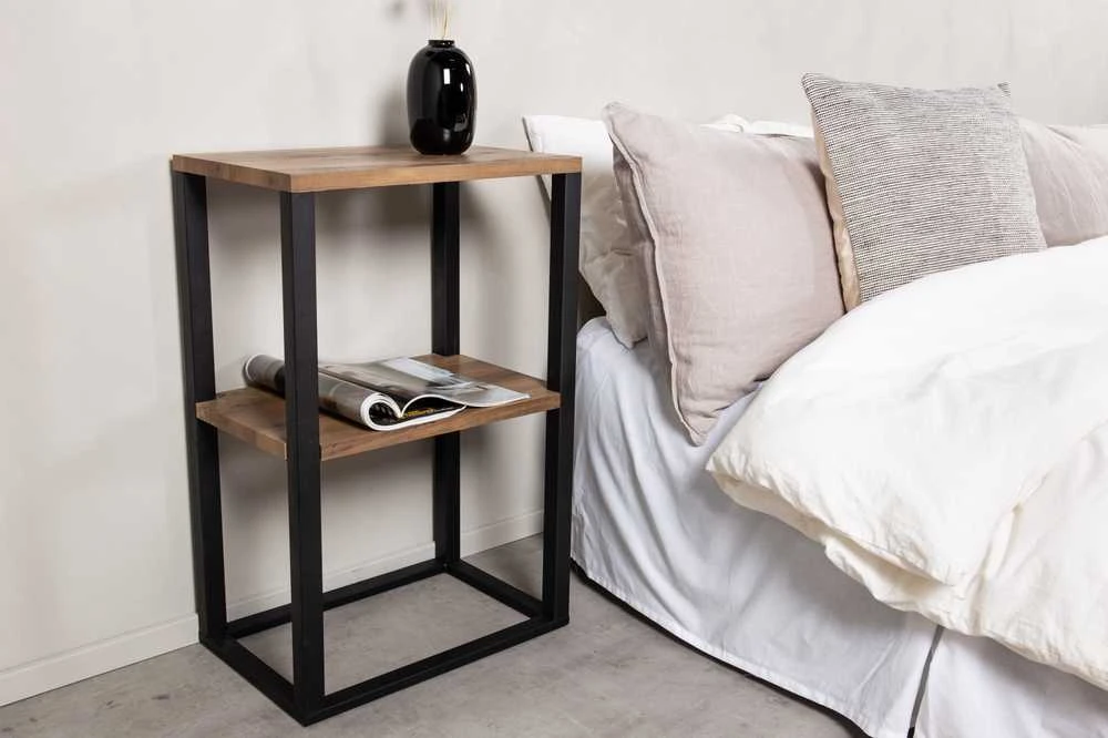 Venture Design Naktinis staliukas, Rise, 70x45x30 cm, Juodas