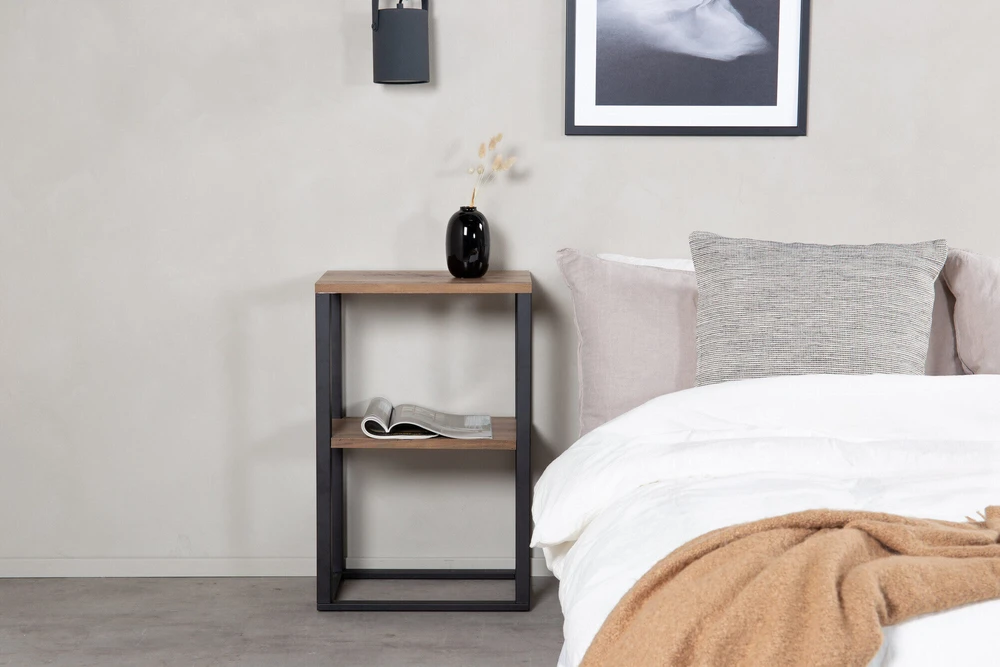 Venture Design Naktinis staliukas, Rise, 70x45x30 cm, Juodas