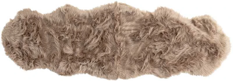 Venture Design Netikra kailinė antklodė, Katy poliesteris, 180x55 cm, ruda