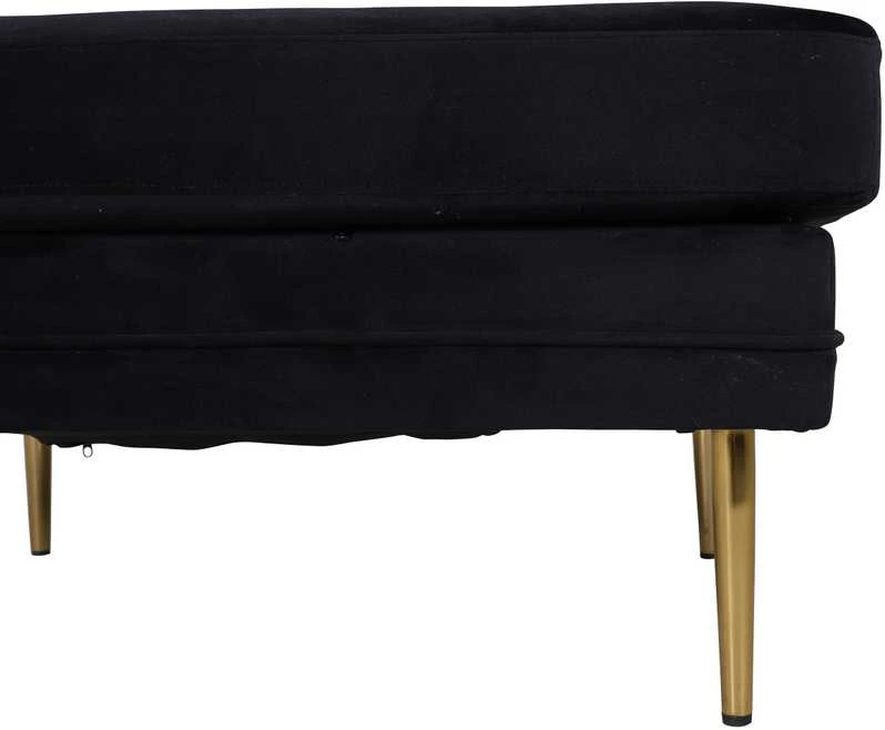 Venture Design Otomano, Boom, 90x70x49 cm, Juoda